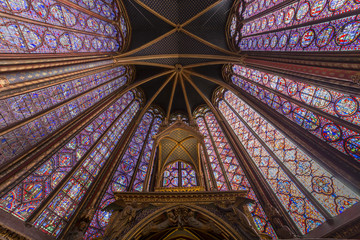 Sainte Chapelle church,  Paris, France