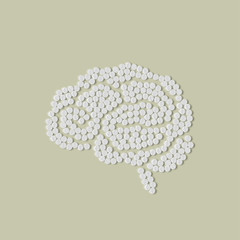 symbol of brain pills