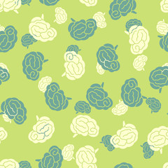 seamless pattern, brain