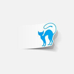 realistic design element: cat