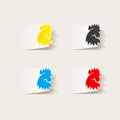 Obraz premium realistic design element: cock