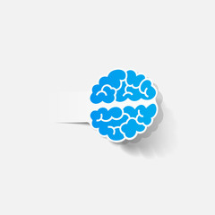 realistic design element: brain