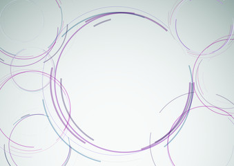 Modern background template with abstract round element