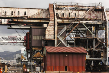 Deposito portuale di containers