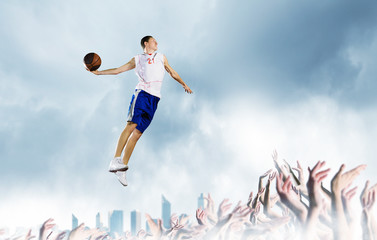 Fototapeta na wymiar Basketball player