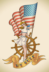 US Navy girl