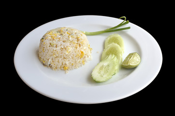 flied rice with crab