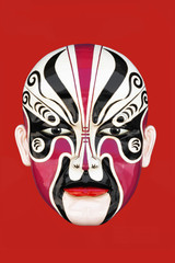 Naklejka premium Chinese opera mask