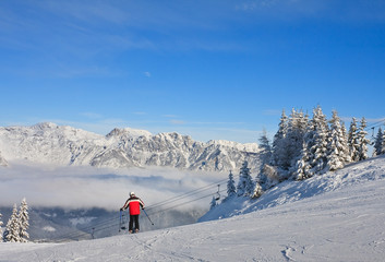 Ski resort Schladming . Austria