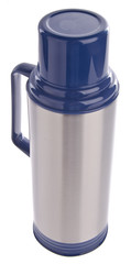 Thermo flask on background