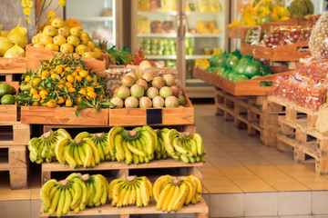Modern fruit supermarket