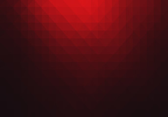 Red geometric abstract background
