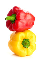 Red and yellow sweet pepper