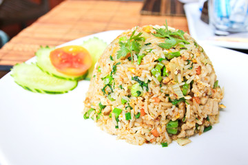Fried rice ,Thai cuisine.