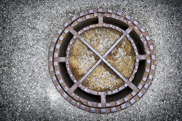 old manhole