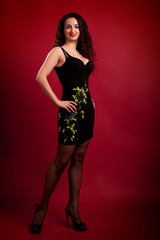 Fototapeta premium young brunette