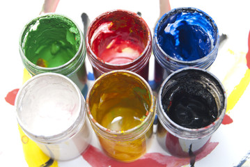 Paint can color palette