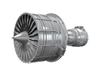 Jet Engine Isolated