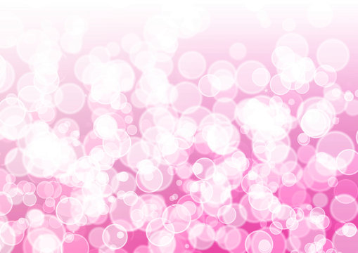 Pink  Festive Christmas elegant abstract background with bokeh