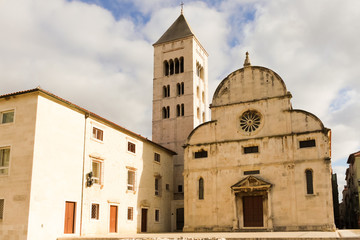 Fototapeta na wymiar Chorwacja, kościół św Donat przedni