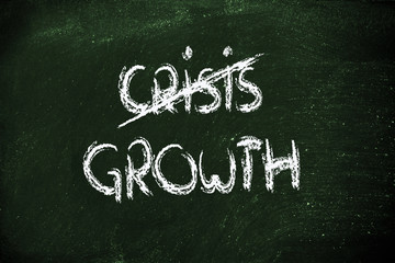 the word Crisis deleted and replaced by Growth