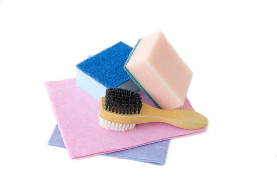 Household sponges and rags