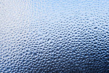 Water drops on glass background