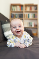 laughing baby, Beautiful smiling cute baby - 61157179