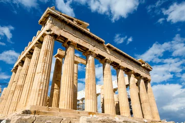 Foto op Aluminium Parthenon op de Akropolis in Athene © SuperCoolPhotography