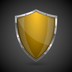 Yellow shield icon