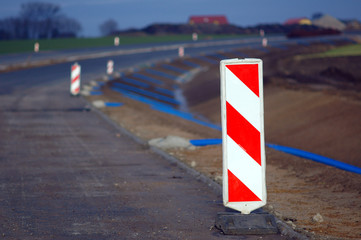 Express road construction in Poland.