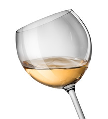 Wave in wine glass