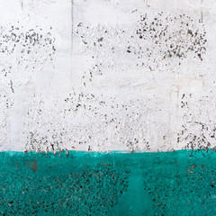 Green and white wall texture