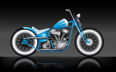 custom bobber on black background