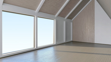Fototapeta premium wooden interior
