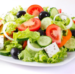 Fresh vegetable salad