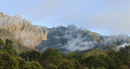 Mount Kinabalu located at Sabah, Borneo, Malaysia