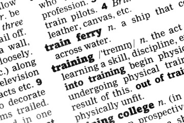 Training Dictionary Definition