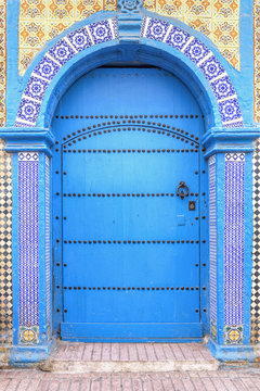 Alte Haustür in Marokko, Nordafrika