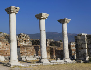 Fototapeta premium St. John historical site in Izmir, Turkey