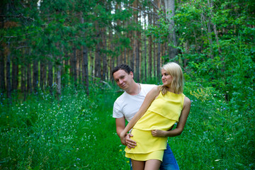 Fototapeta premium Happy young couple.