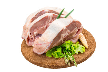 Raw lamb