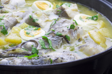 hake in green sauce