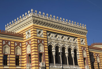 National library, Sarajevo, capital city of Bosnia and Herzegovi