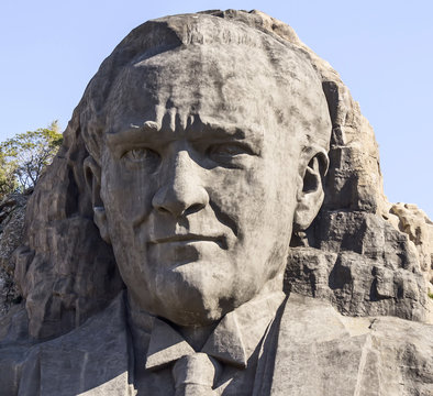 IZMIR, TURKEY : Ataturk relief