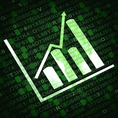 Business diagram and graphs related objects