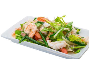 Glass noodle with seafood