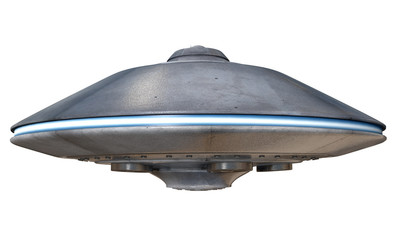 3d illustration of a flying saucer - 61170369
