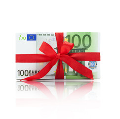 Euro Bündel mit Schleife