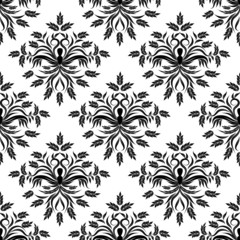 seamless wallpaper.damask pattern.floral background